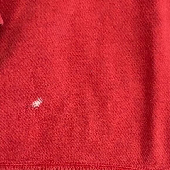 Tommy Bahama Reversible Quarter Zip Pullover Red Brown Size Medium As Is - Picture 7 of 7